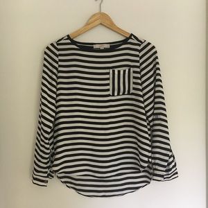 Loft striped blouse